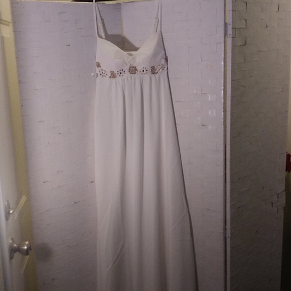 White Embellished Evening / Special Occasion - Picture 7 of 12